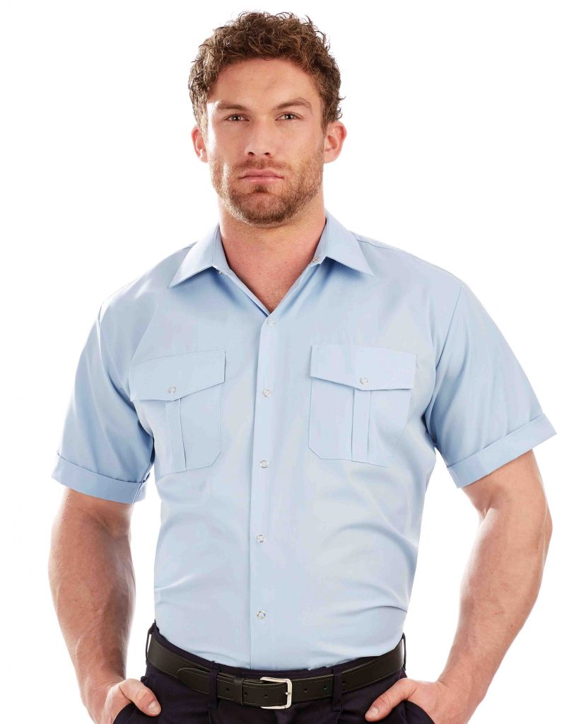 Download Men's Short Sleeve Twin Flap Pocket Work Shirt | Sugdens ...