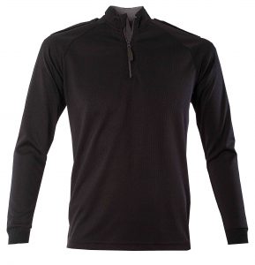 All Climate Long Sleeve Black Wicking Shirt