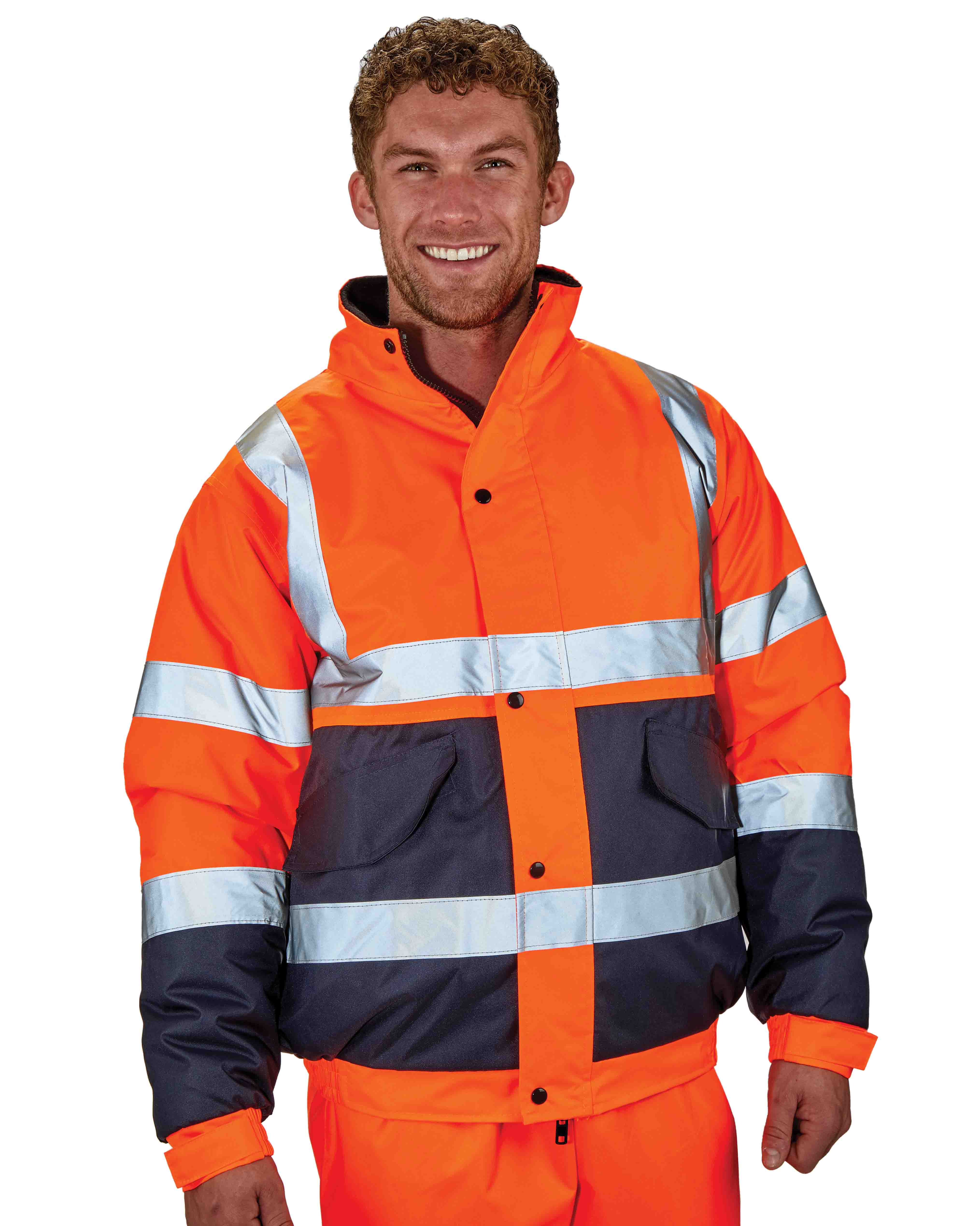 High Visibility Two Tone Bomber Jacket | Sugdens | Corporate Clothing ...