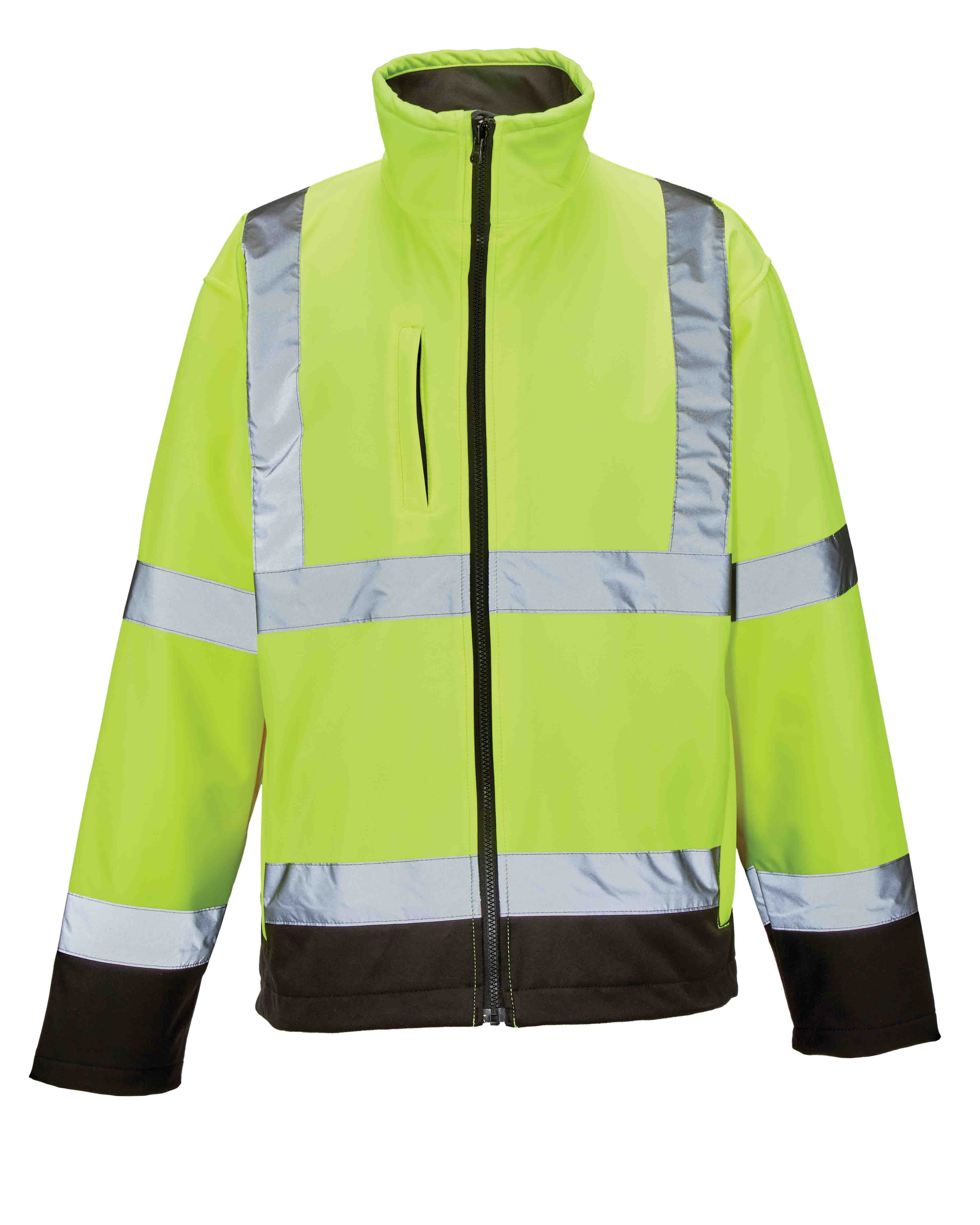 High Visibility Two Tone Soft Shell Jacket