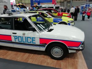 Classic Police Car at the Emergency Services Show