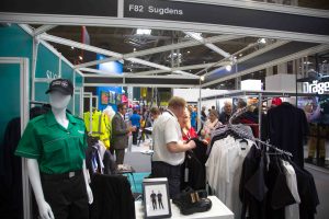 The busy Sugdens stand at the Emergency Services Show