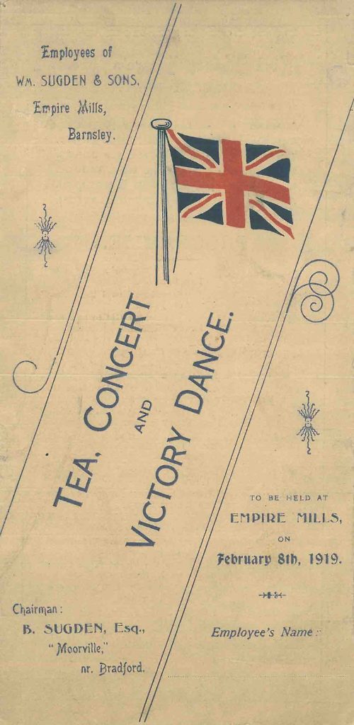 1919 Tea, Concert and Victory Dance Photograph Sugdens Archive