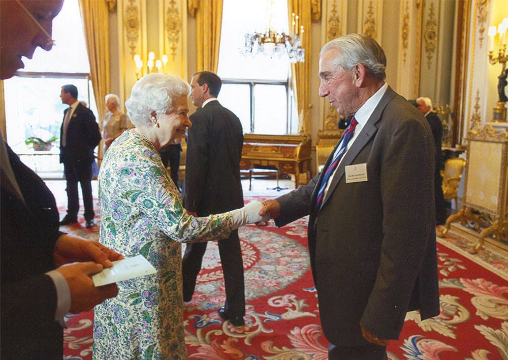 Ricky Donner, Sugdens Director meets the Queen