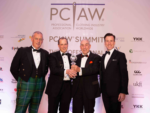 150 Years Service to the Textile Industry Award at Professional Clothing Awards