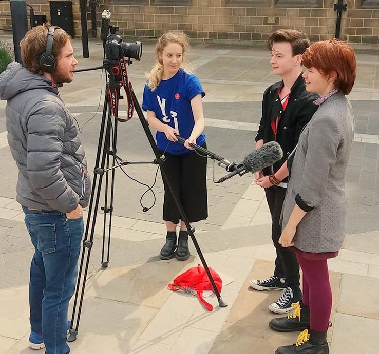 YSI Volunteer working wearing new uniform design