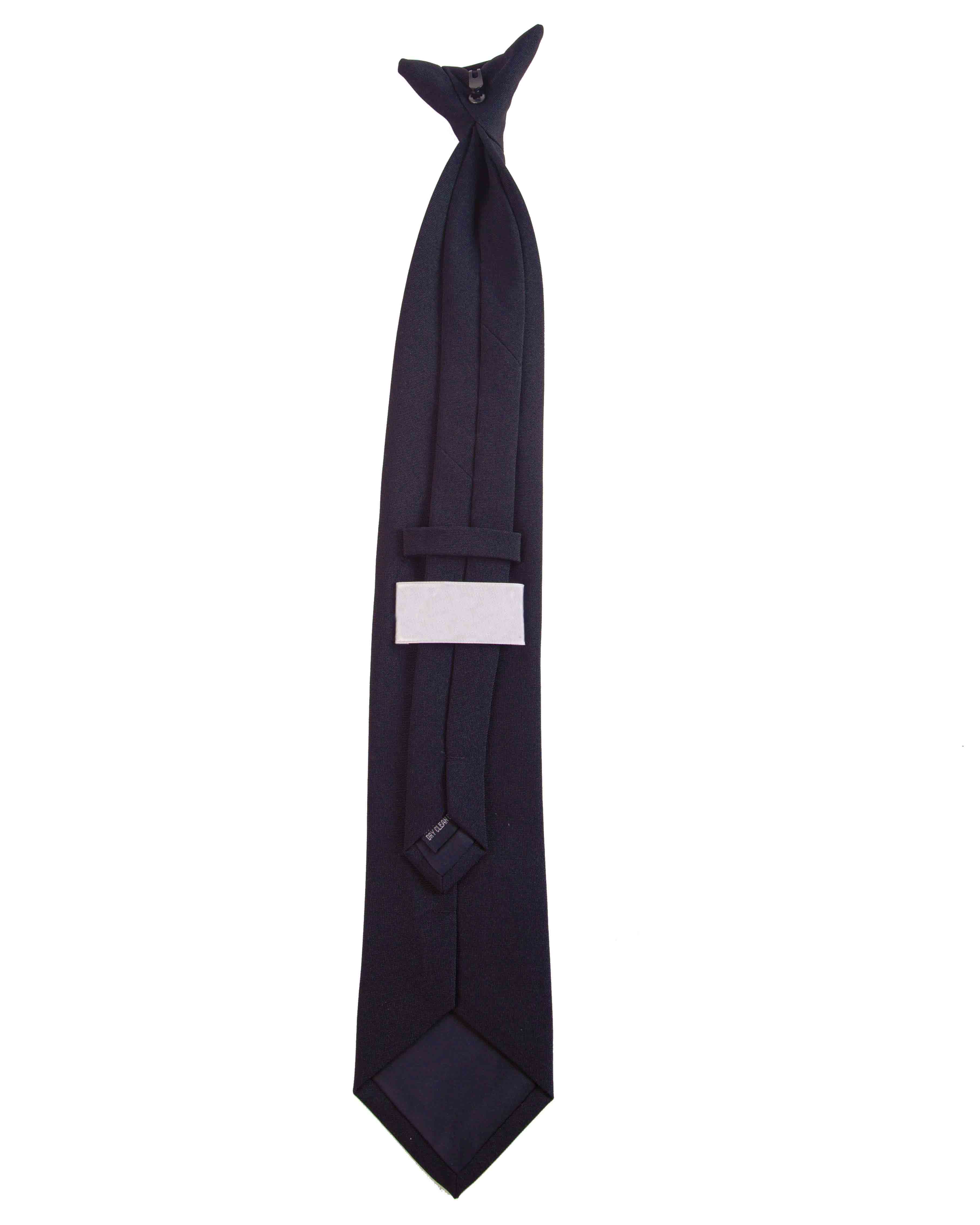 Clip On Navy Tie