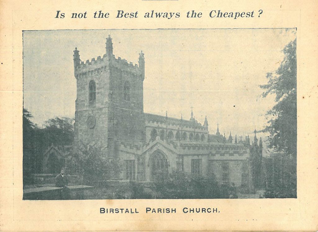 Birstall Parish Church - Page 7 Sugdens Views Of Cleckheaton Album