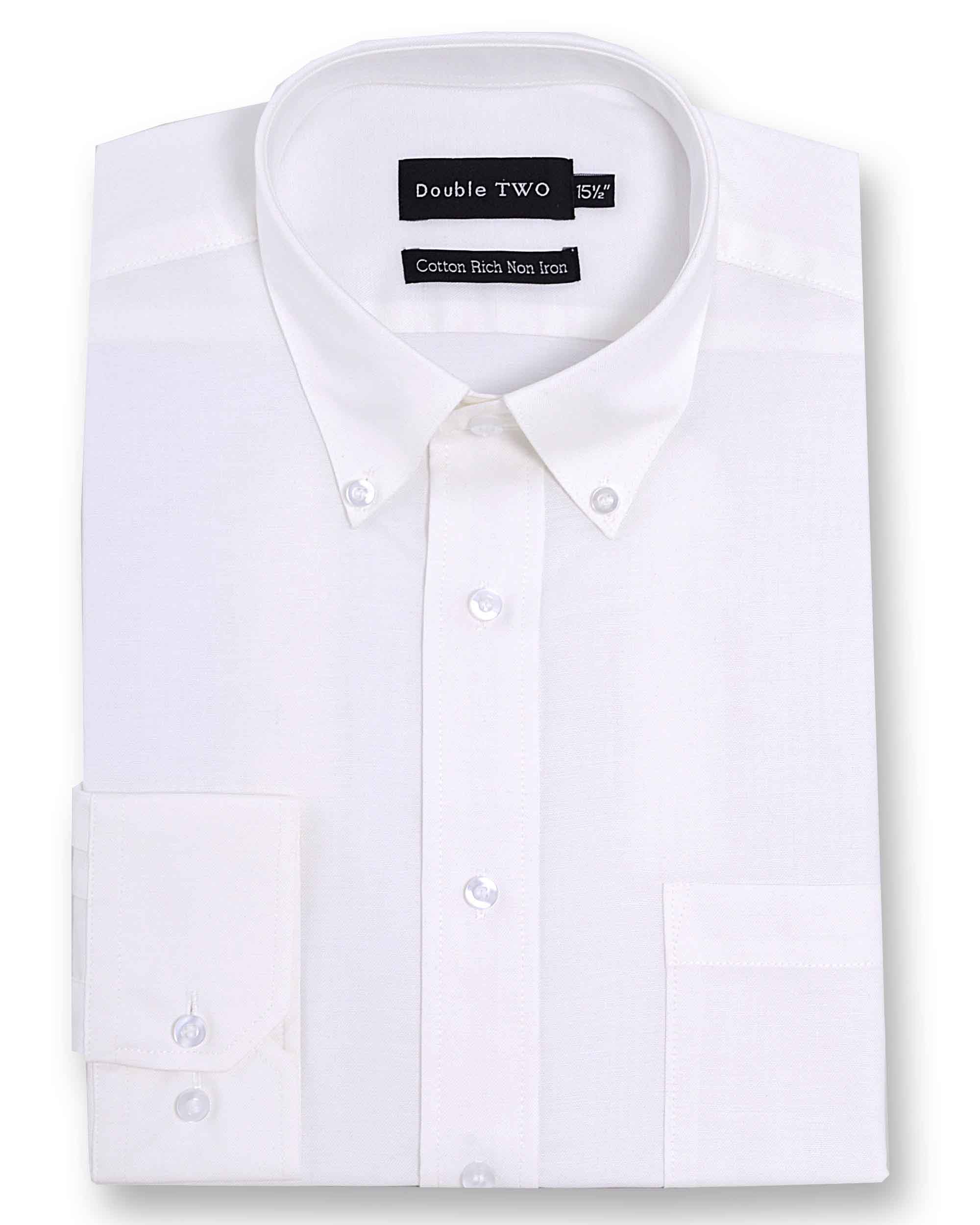 Men’s Double TWO Long Sleeve Oxford Shirt