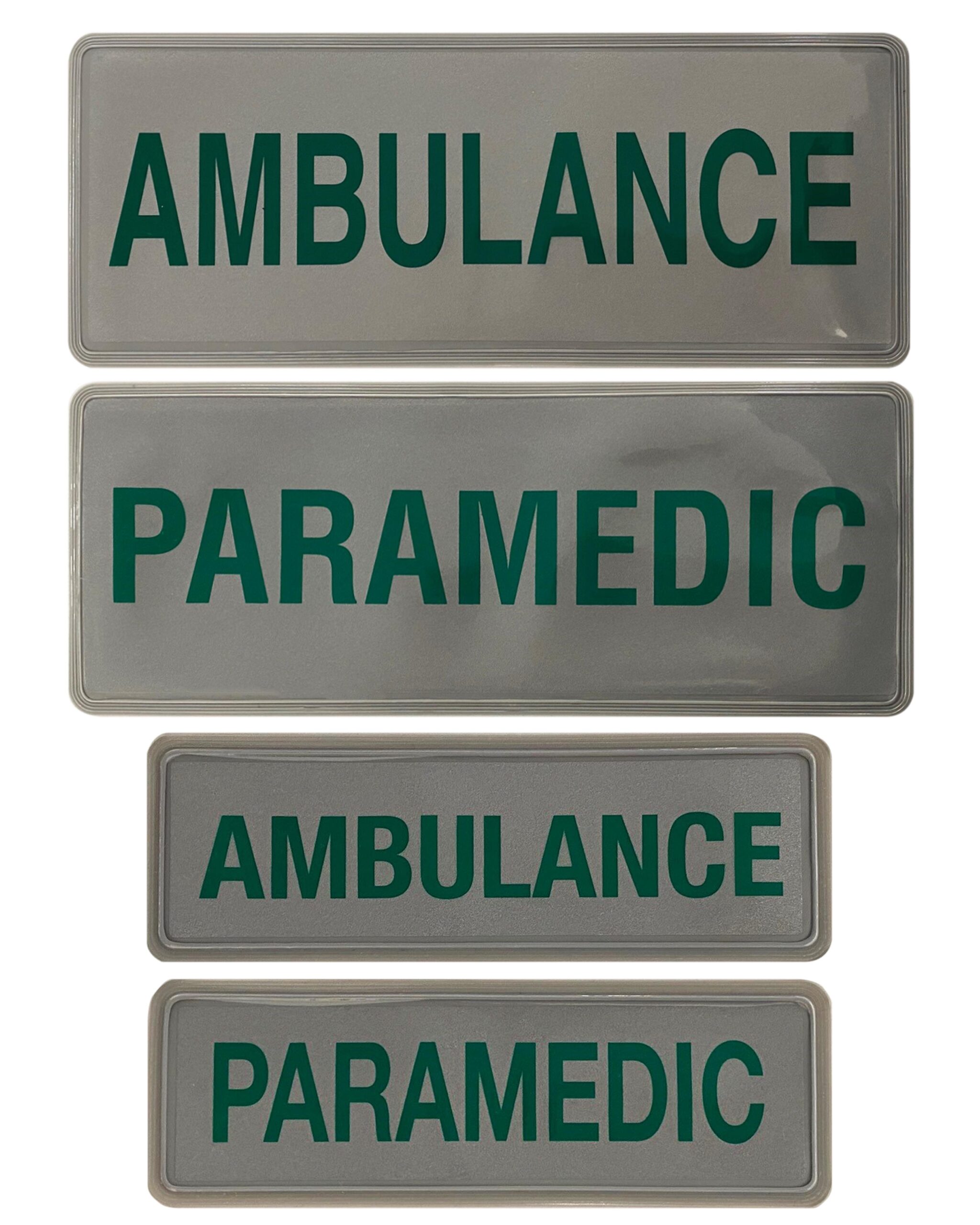 Encapsulated ambulance réfléchissant badge 300mm set 